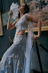 Ice Blue Mermaid Lehenga