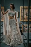 Pearl Embellished Lehenga Set