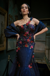 Floral Embellished Mermaid Gown