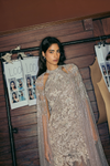 Silver Cape Gown