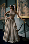 Ivory Embellished Lehenga