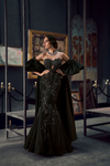 Black Embellished Ball Gown