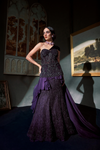 Embellished One-Shoulder Gown