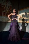Embellished One-Shoulder Gown