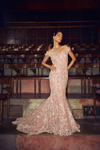 Blush Pink Mermaid Gown
