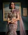 Blush Pink Floral Embroidered Lehenga