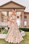 Beige lehenga